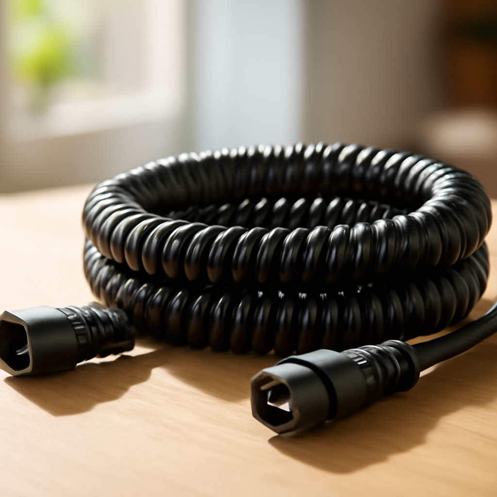 Guide d'achat pour câble spiralé de raccordement électrique – Utilisation au jardin (IA)