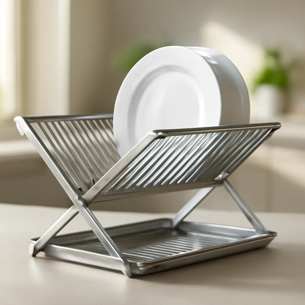 Découvrez l'égouttoir pliable pour un gain de place optimal