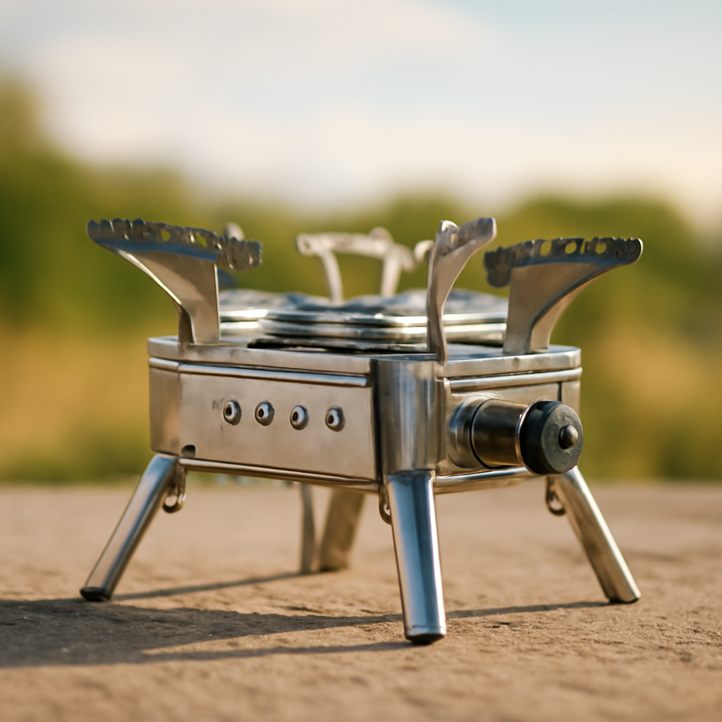 Guide d'achat : réchaud de camping multi-feux idéal – Utilisation au jardin (IA)