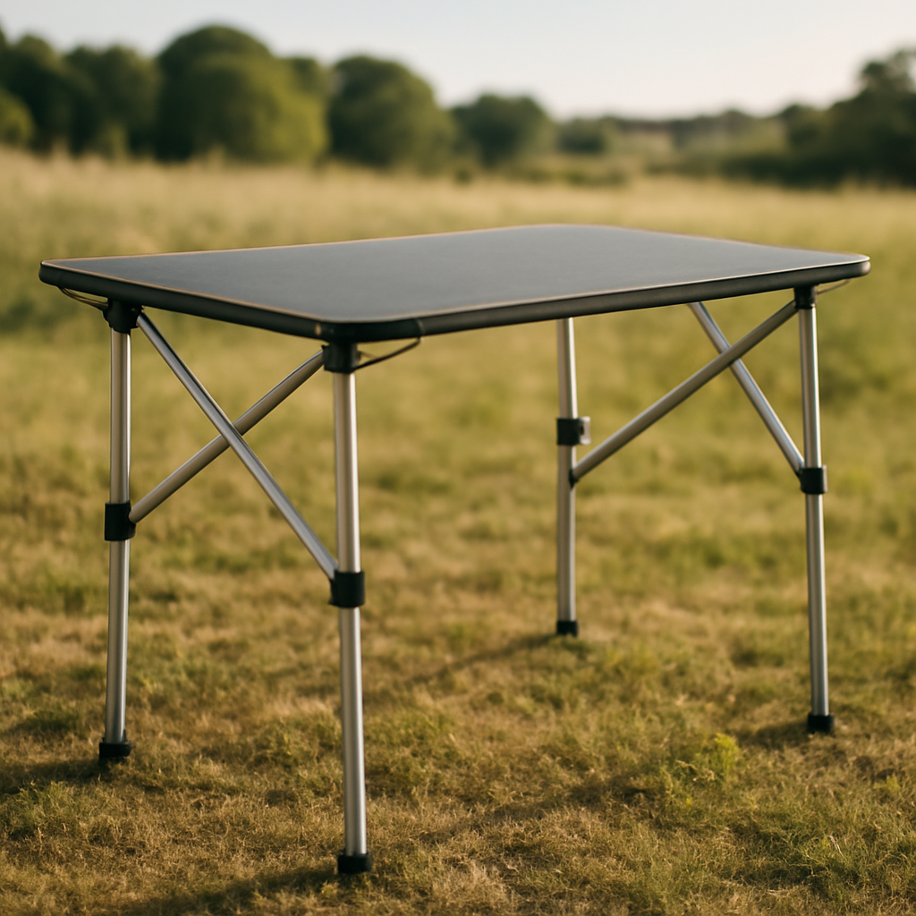 Guide pour choisir ta table de camping pliante - Camping Liberté – Utilisation au jardin (IA)